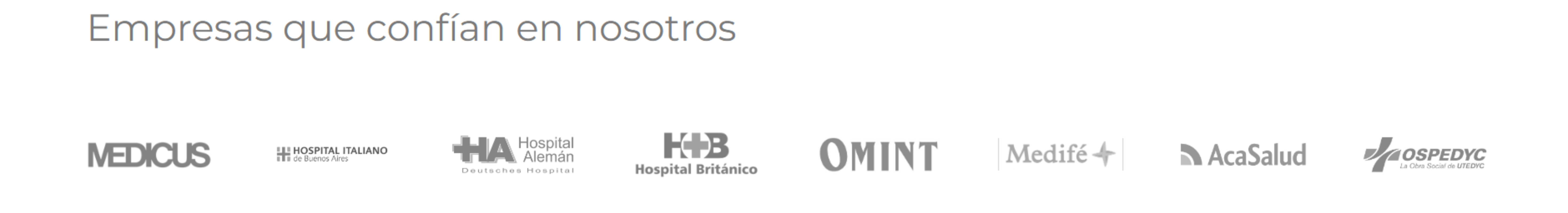 Empresas que confían en nosotros