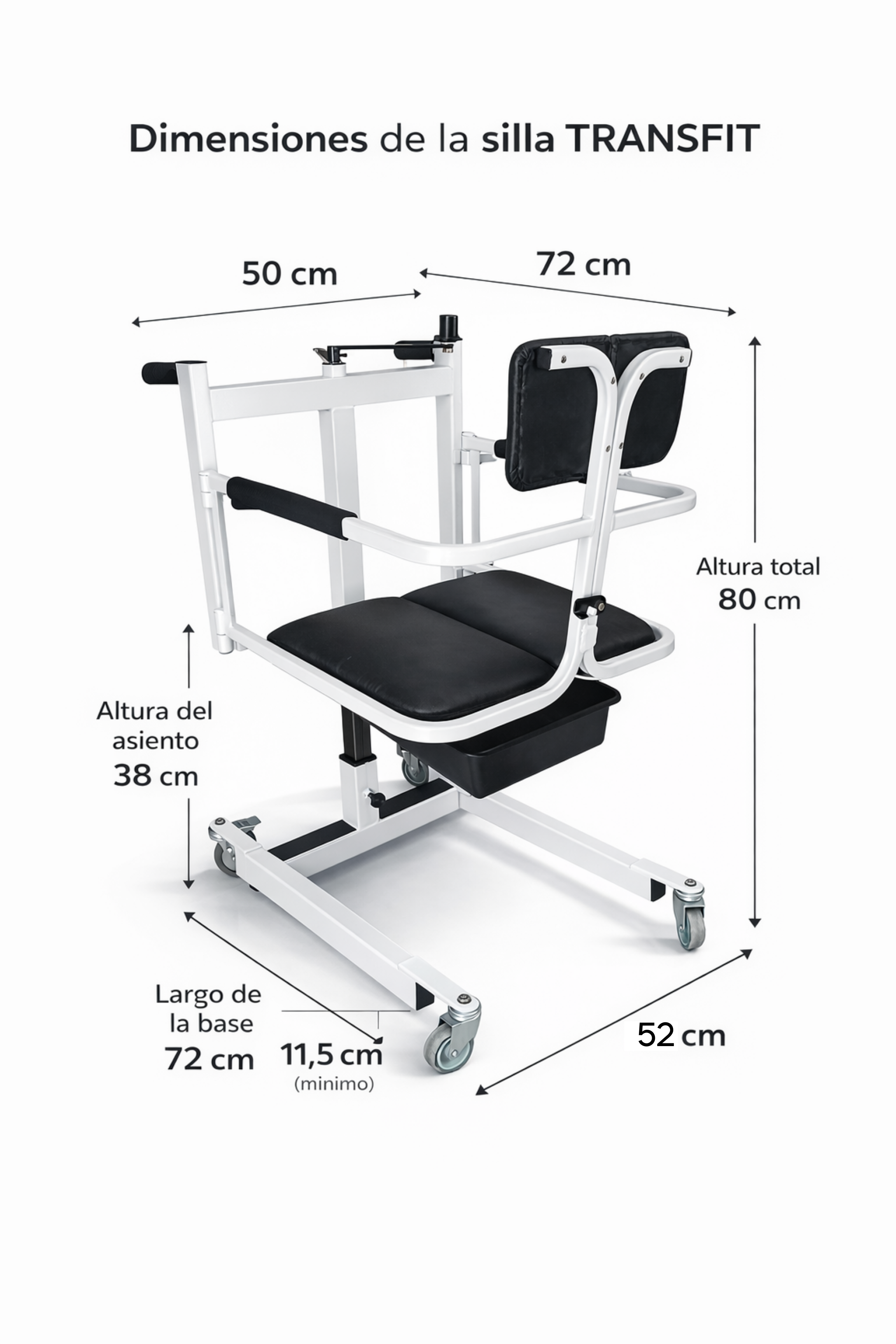 Medidas Silla Transfit